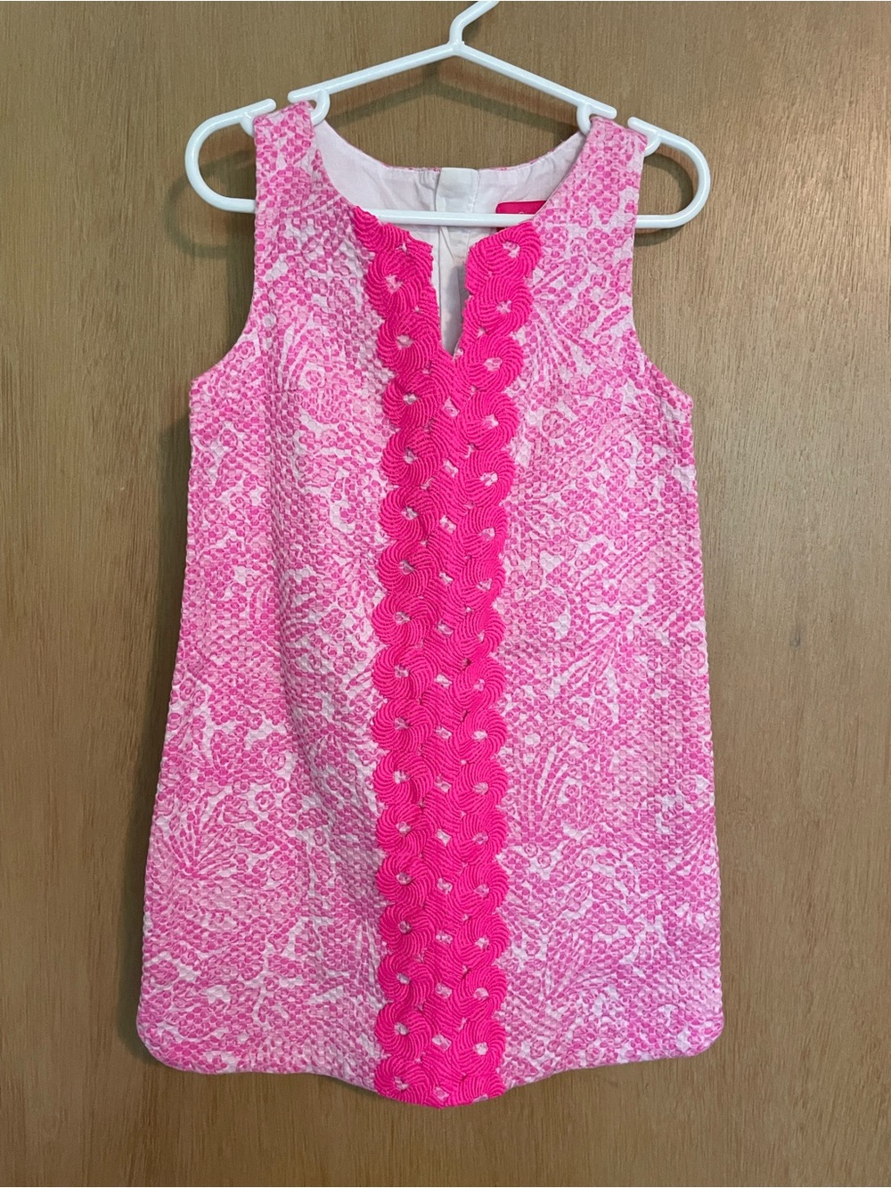 Lilly Pulitzer for Target Girls Pink Shift Dress - Size 4-5 - XS - Extra Small